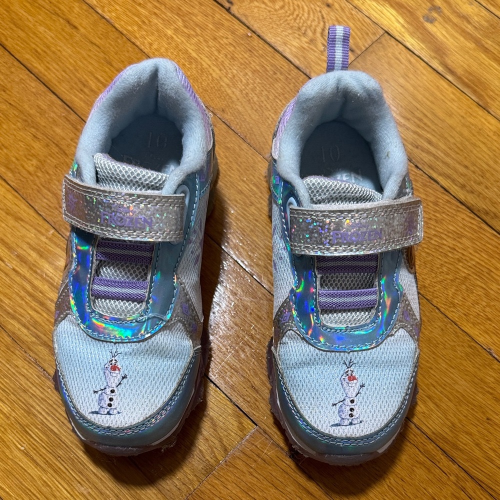 Kids Light Blue Olaf Sneakers